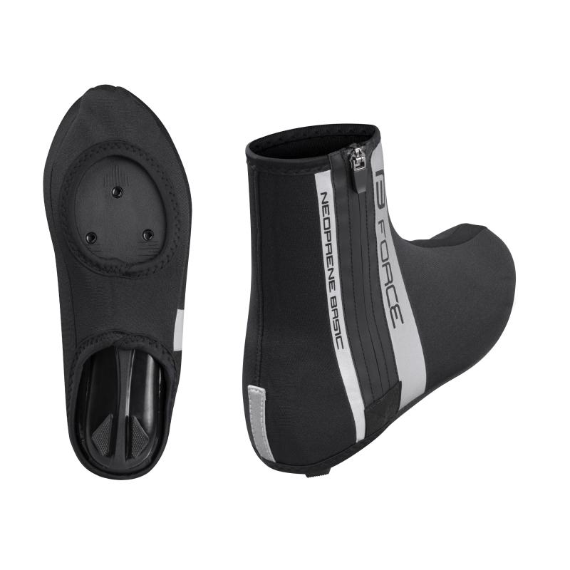 Levně Force NEOPRENE BASIC černé návleky treter - S EU 38-40