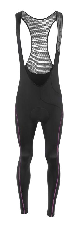 Force REFLEX LINE LADY černo-růžové dámské cyklokalhoty s vložkou