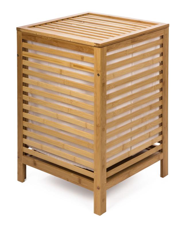 G21 Koš na prádlo 80 l, bambusový