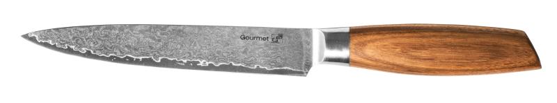 G21 Nůž Gourmet Damascus 18 cm, rukojeť zebrawood