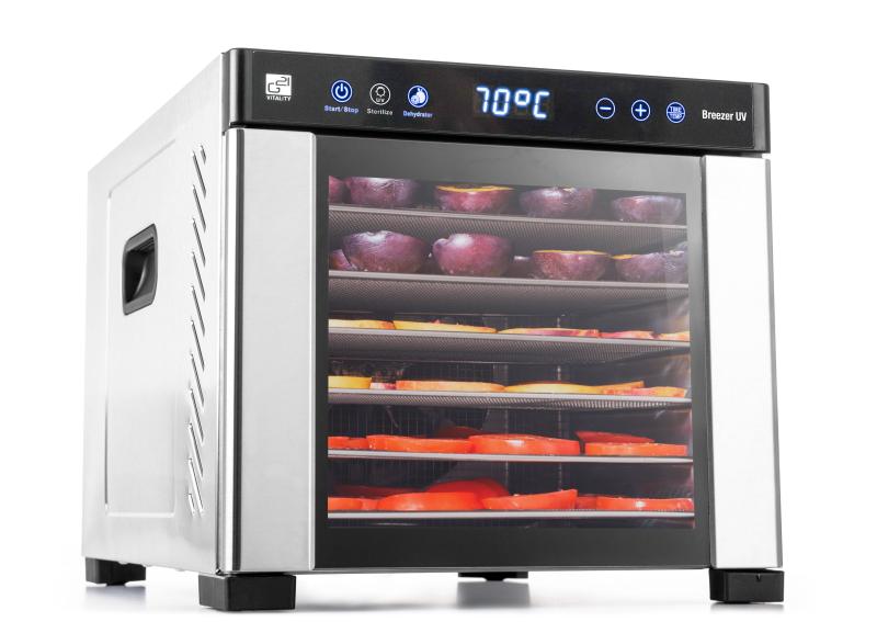 G21 Sušička ovoce Breezer s UV funkcí, nerez