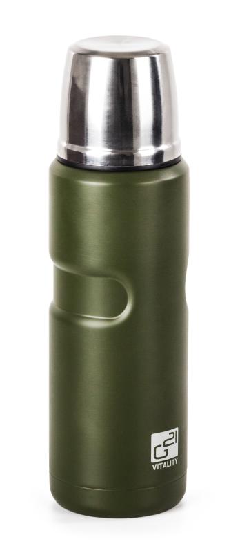 G21 Termoska na pití, 500 ml, khaki zelená