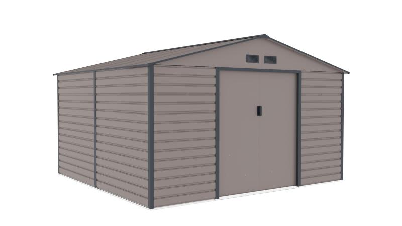 G21 Zahradní domek GAH 1085 - 340 x 319 cm, šedý