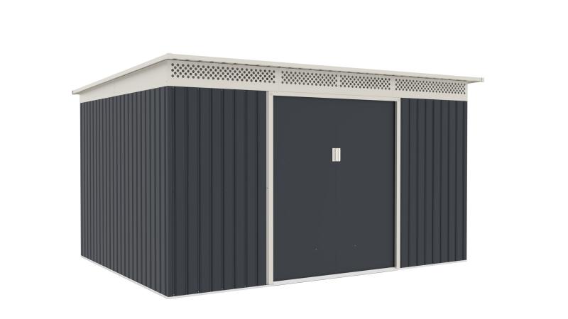 G21 Zahradní domek GRAH 915 - 340 x 269 cm, antracitový