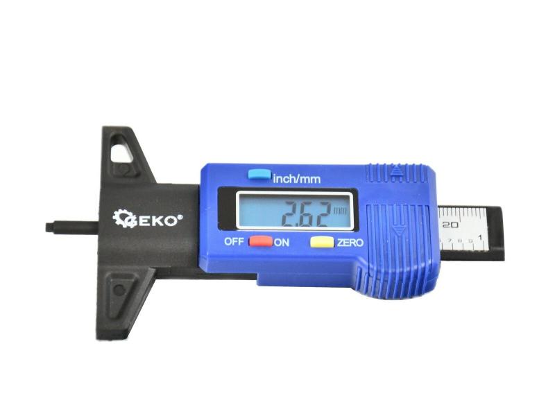 GEKO Digitální hloubkoměr vzorku pneumatiky
