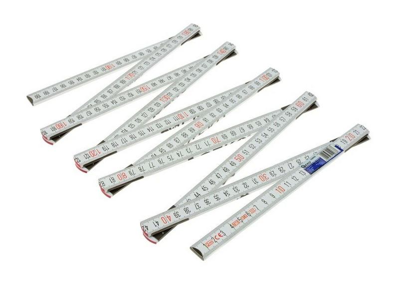 GEKO Dřevěný skládací metr PREMIUM 2m