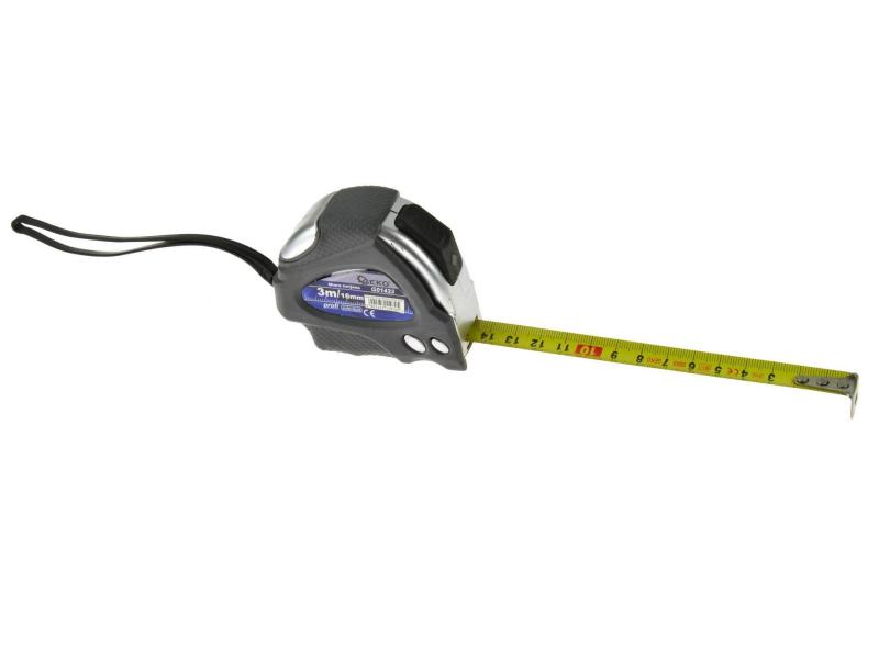 GEKO Metr svinovací, 3m, š. pásku 16mm, autostop