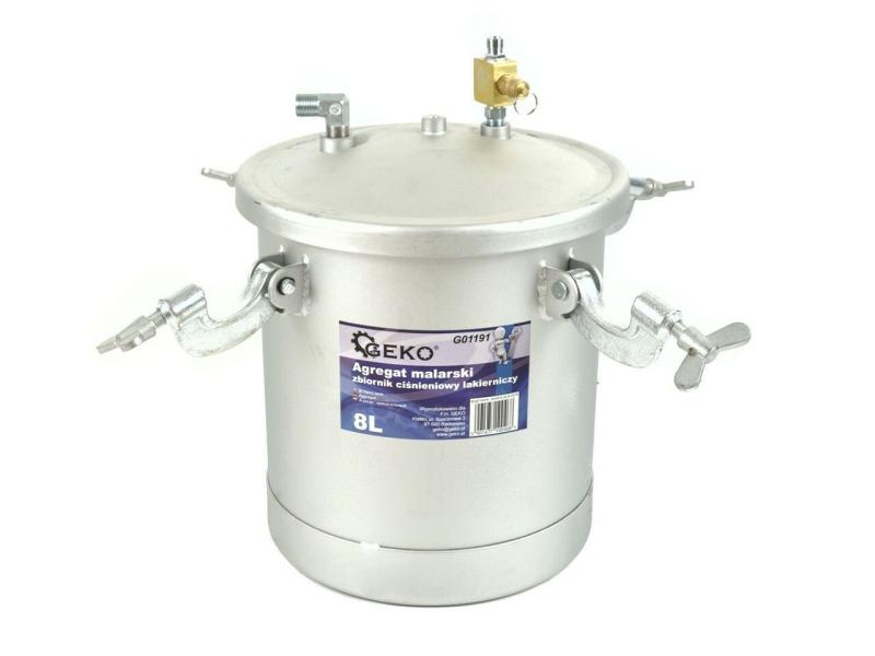 GEKO Nádrž na malování + hadice + pistole, 8l