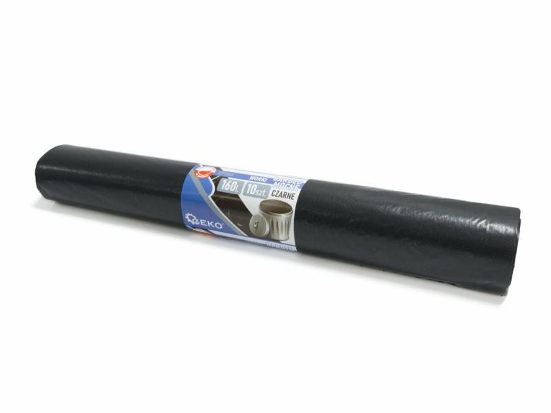 GEKO Pytel na odpad 160l, 10ks, černý