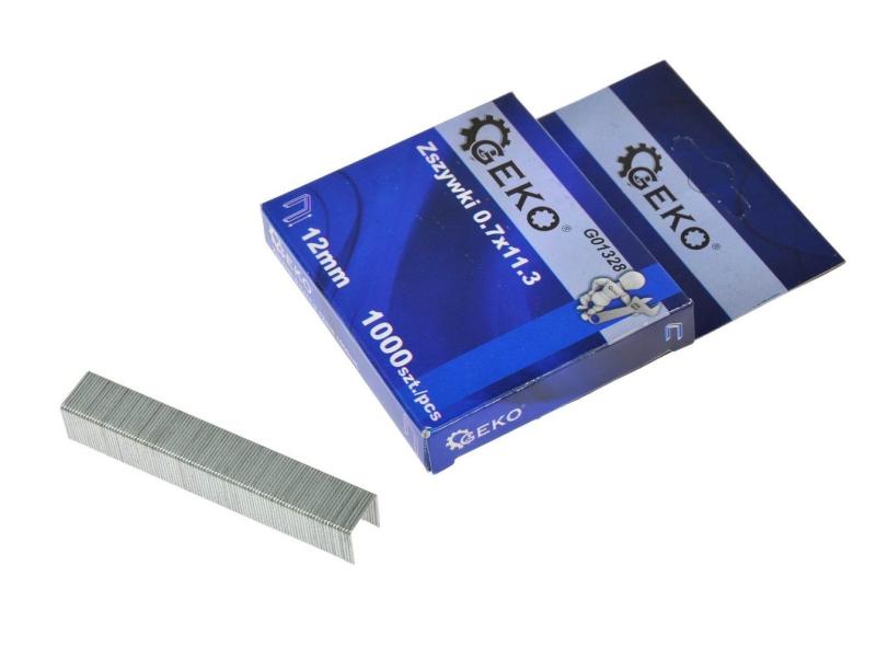 GEKO Sponky do sešívačky 0,7x11,3 12mm 1000 ks