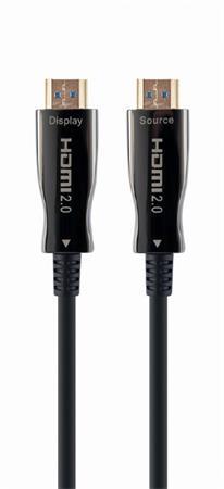 Gembird Aktivní optický (AOC) Vysokorychlostní kabel HDMI s Ethernetem, černý, 30m