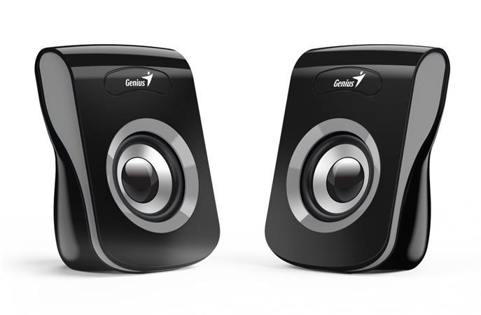 GENIUS repro SP-Q180, 2.0, 6W, USB napájení, 3,5mm jack, černo-šedé