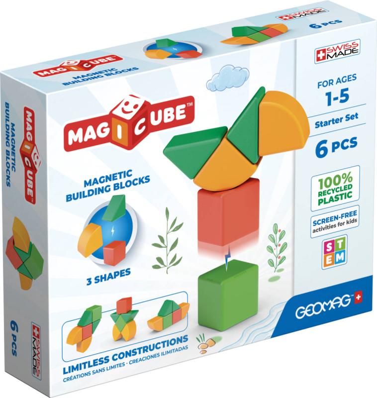 GEOMAG Magicube Shapes baby magnetická stavebnice 6 dílků