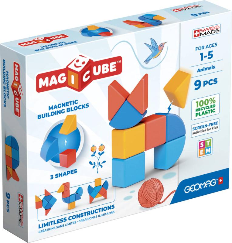 GEOMAG Magicube Shapes baby magnetická stavebnice 9 dílků