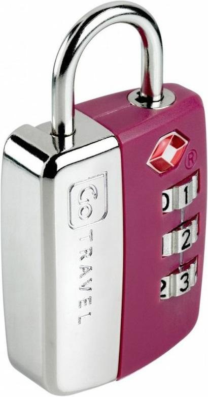 Go Travel zámek Secure Lock TSA violet