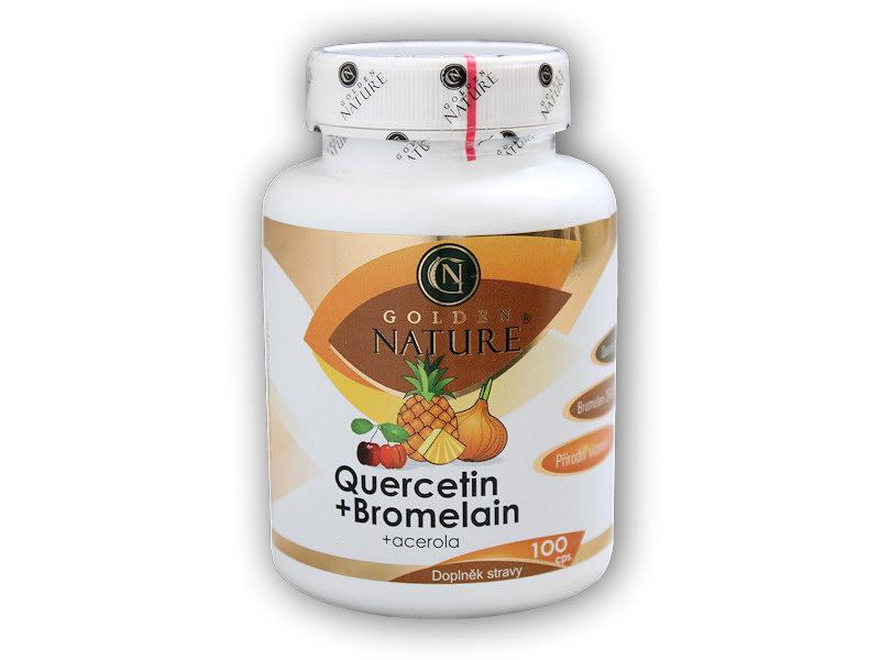 Golden Natur Quercetin + Bromelain komplex 100 kapslí