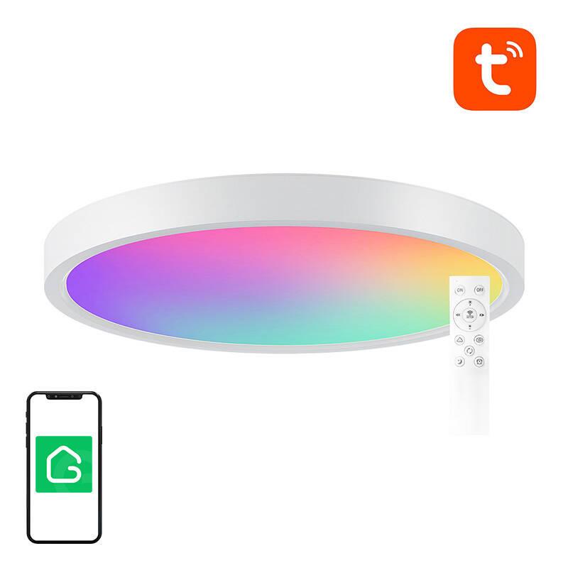 Gosund LB12 bílá stropní chytrá lampa WiFi/Bluetooth 16M RGBCW 1920lm Tuya + dálkové ovládání