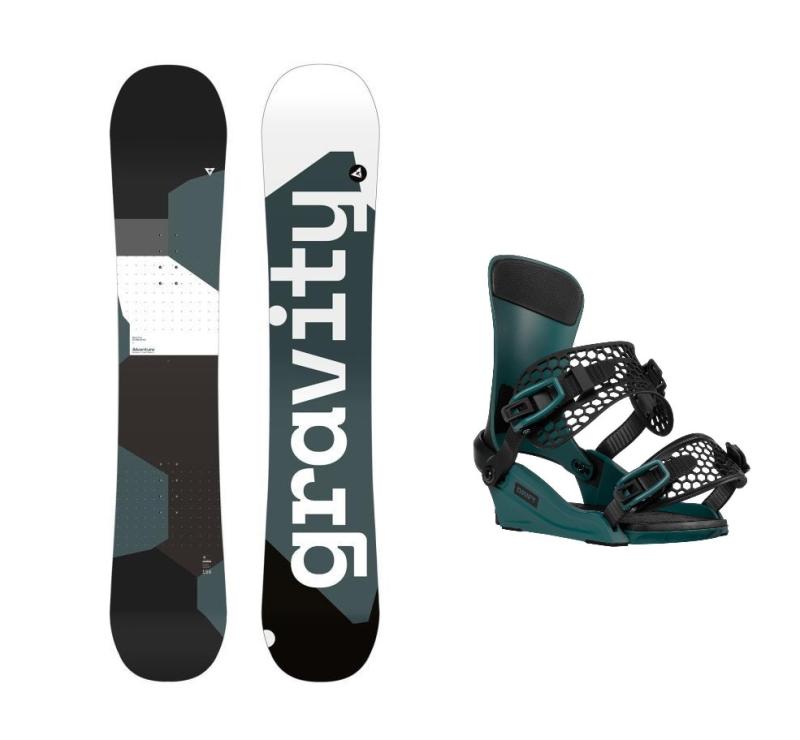 Gravity Adventure 24/25 snowboard + Gravity Drift steel green viazanie + zľava 400,- na príslušenstvo