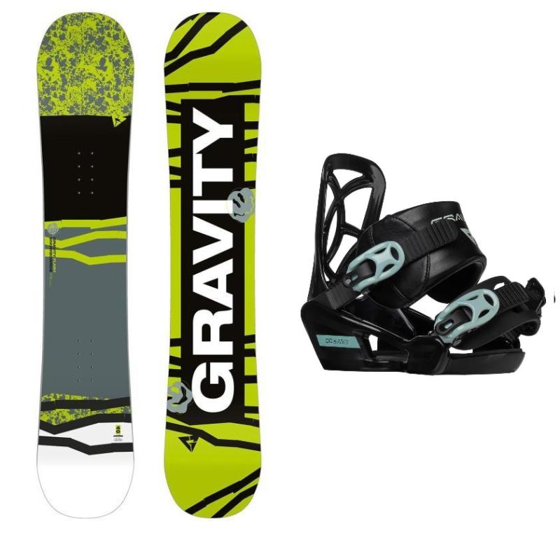 Levně Gravity Flash 23/24 juniorský snowboard + Gravity Cosmo vázání - 135 cm + S (EU 32-35,5 )