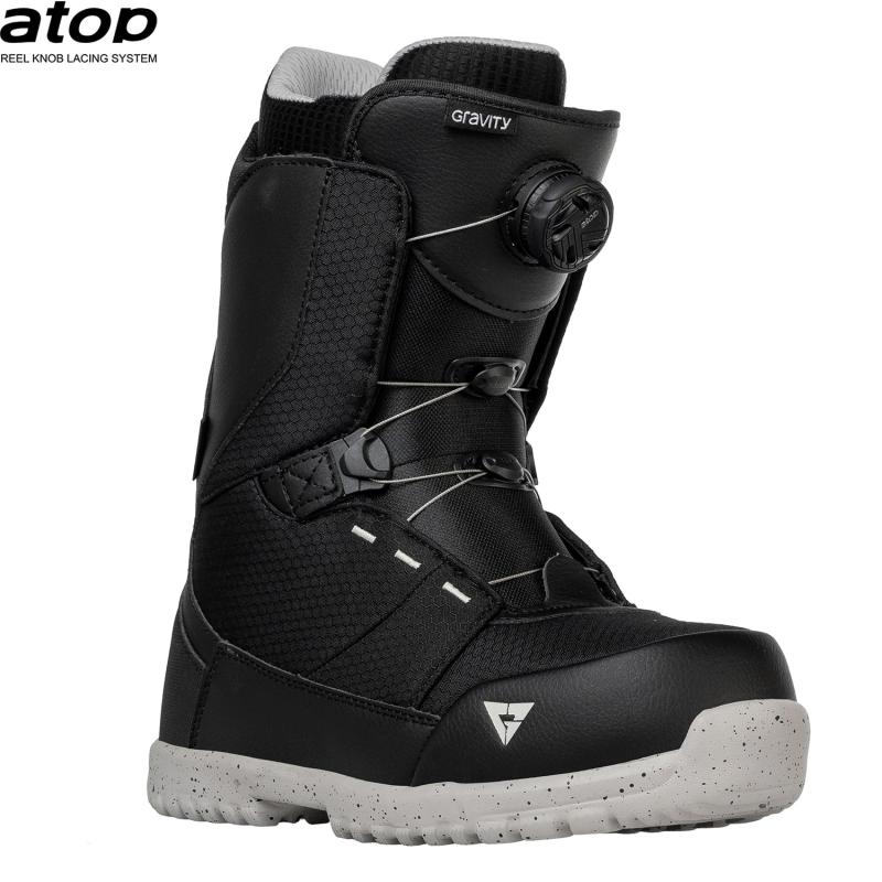 Gravity Micro Atop black 24/25 dětské snb boty + sleva 200,- na příslušenství