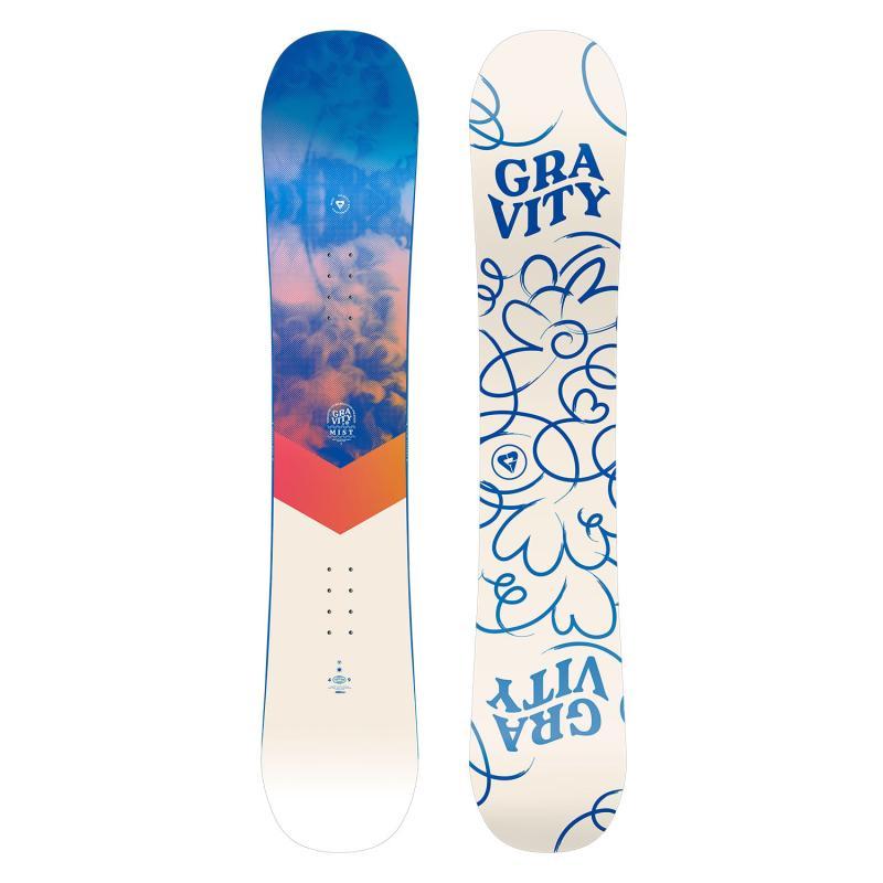 Gravity Mist 24/25 snowboard + Gravity Fenix white/lavender vázání + Gravity Aura Atop white/levander boty