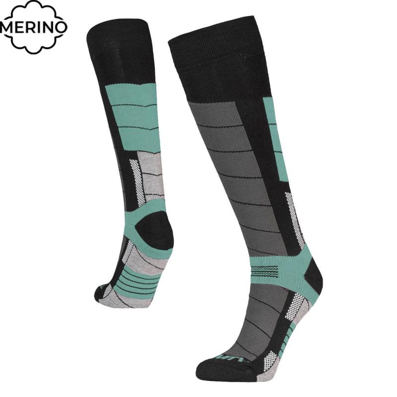 Levně Gravity Nico black/mint dámské zimní podkolenky - EU 36-39,5