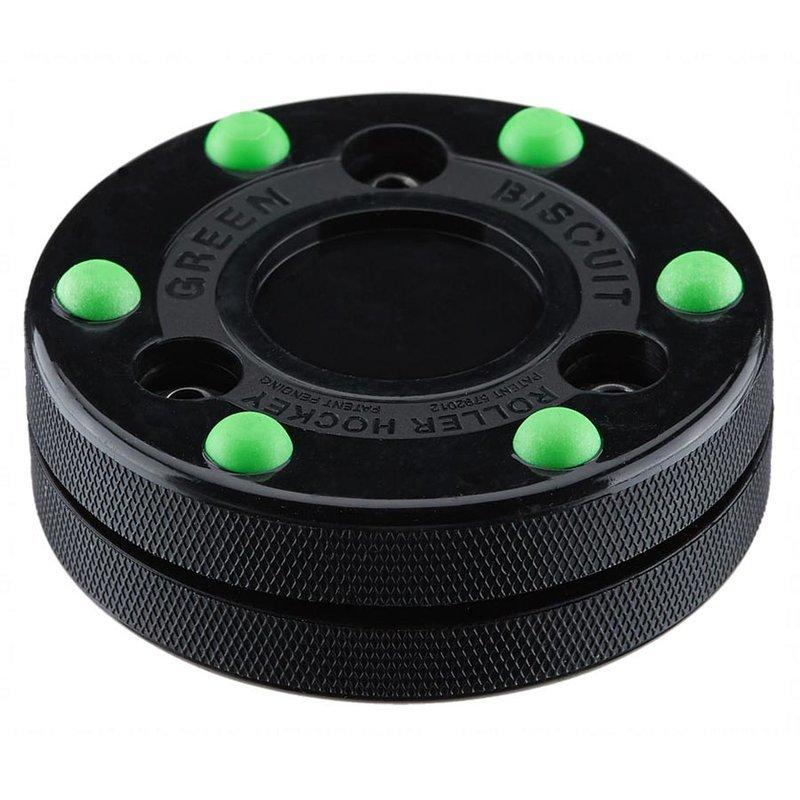 Green Biscuit Inline Puk Roller Hockey