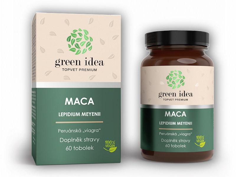 Levně Green Idea Maca 400mg 60 tobolek