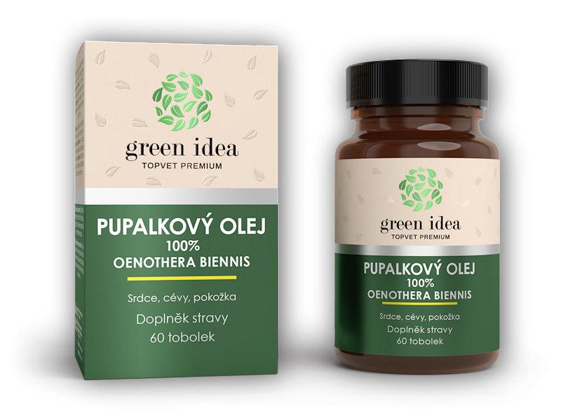 Green Idea Pupalka dvouletá 500mg 60 kapslí