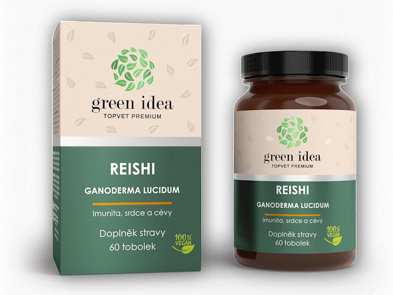 Green Idea Reishi 500mg 60 tobolek