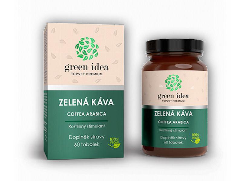 Levně Green Idea Zelená káva 200mg 60 tobolek