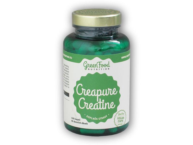 Levně GreenFood Nutrition Creapure creatine 120 kapslí