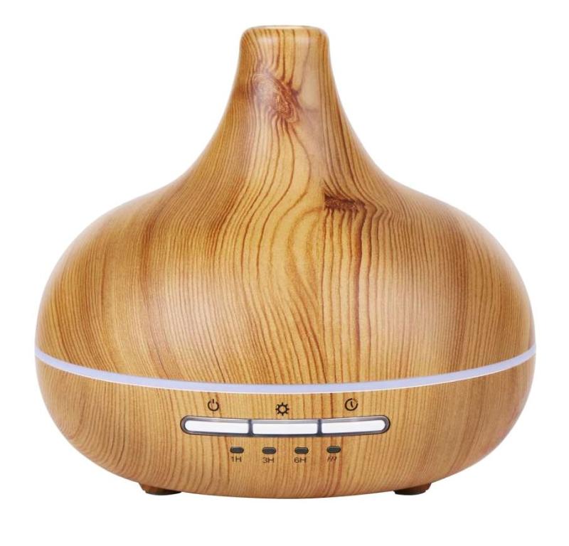 Grundig Aroma difuzér elektrický dřevěný s LED osvětlením