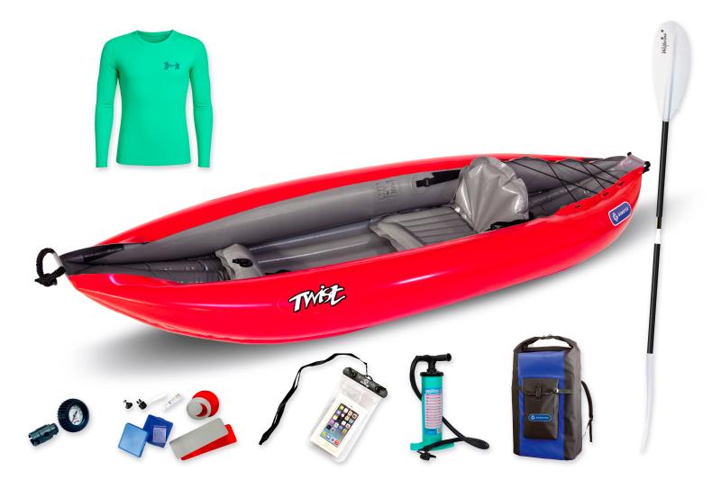 Gumotex Twist 1 SET - 1 (v ceně pádlo, pumpa, vak, obal na doklady) + sleva 1000,- na příslušenství