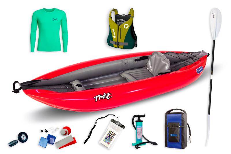 Gumotex Twist 1 SET - 2 (v cene pádlo, vesta, pumpa, vak, obal na doklady) + zľava 1000,- na príslušenstvo