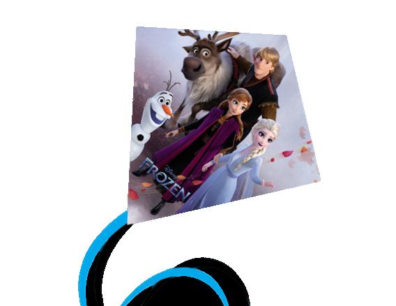 Günther Disney FROZEN drak pro děti 70 x 70 cm