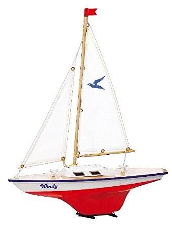 Model plachetnice pro děti WINDY 35 x 42 cm (dřevo)