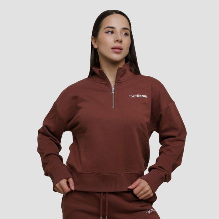GymBeam Dámska mikina 1/2 Zip Agile Root