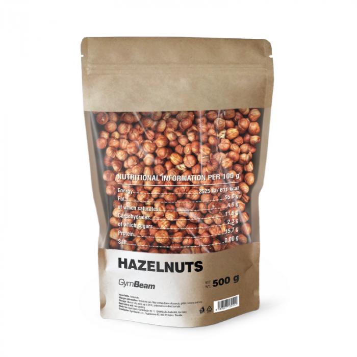 GymBeam Lieskové orechy 500 g