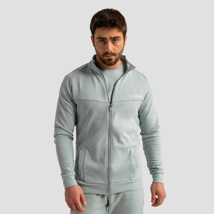 GymBeam Mikina so zipsom Limitless Eucalypt