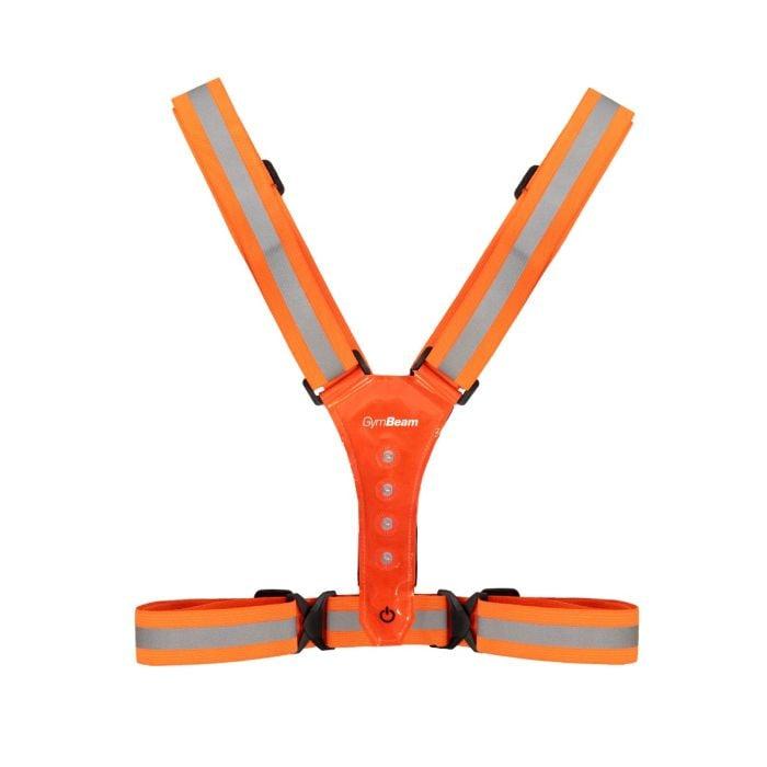 GymBeam Reflexná bežecká vesta Orange
