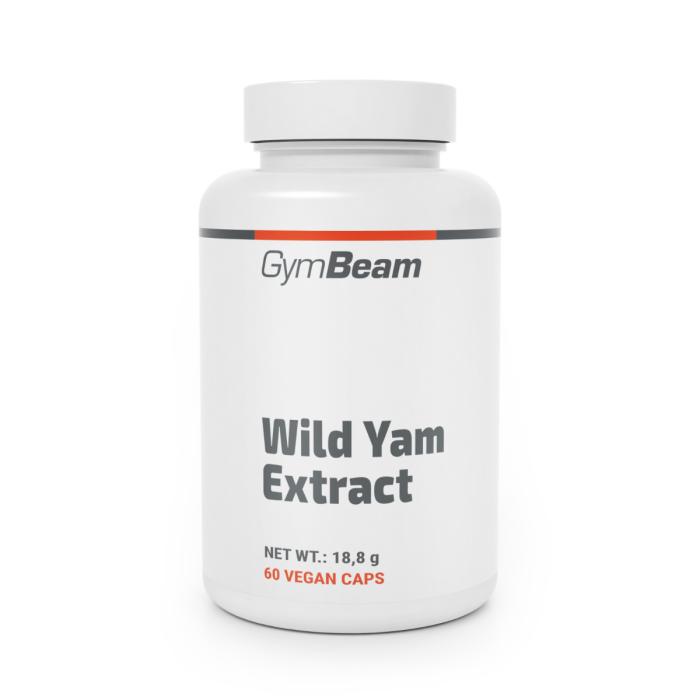 GymBeam Extrakt ze smldince chlupatého (Wild yam) 60 kaps.