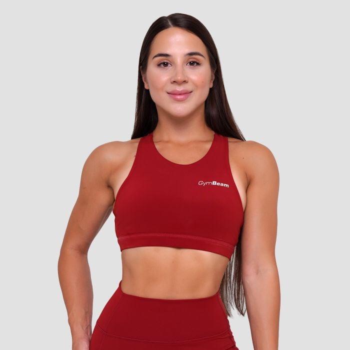 GymBeam Sportovní podprsenka Ignite Dark Red