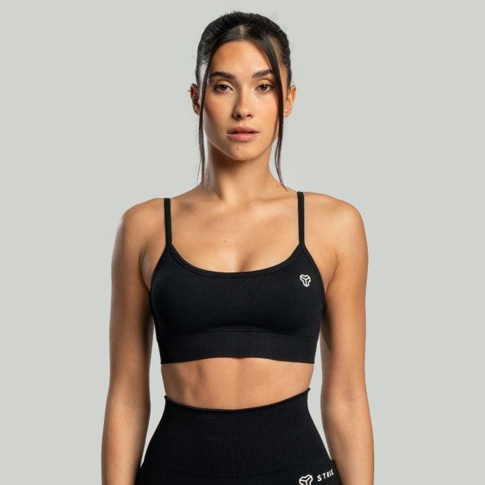 STRIX Športová podprsenka Seamless String Black