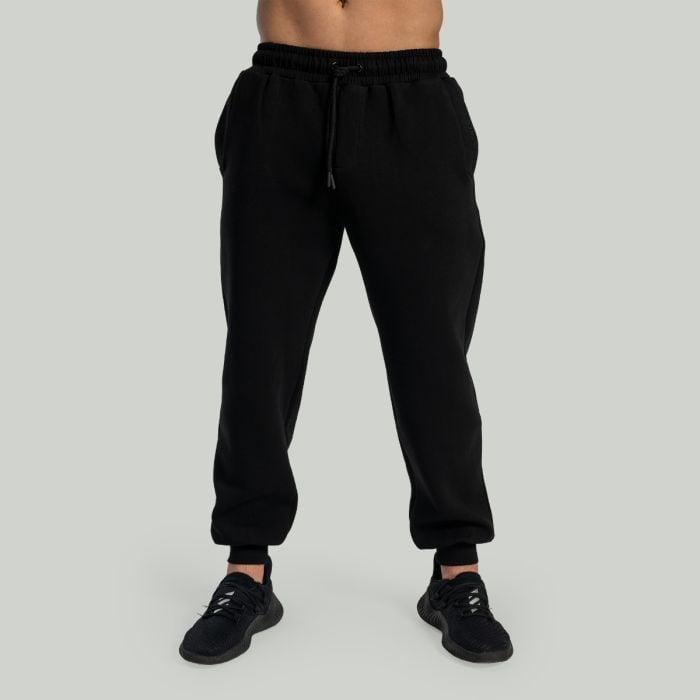 STRIX Tepláky Relaxed Black