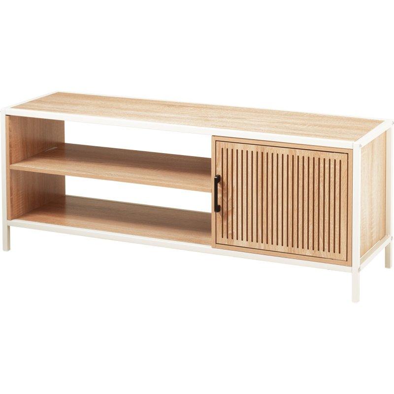 H S Collection TV stolek skříňka s policemi 116x33x45 cm