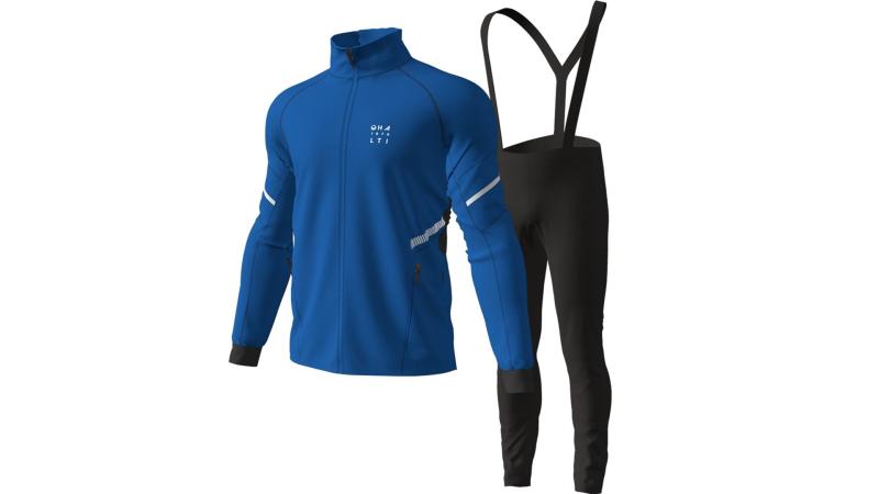 Halti Seefeld M XCT Softshell 2021 modrý pánský běžecký set + sleva 300,- na příslušenství