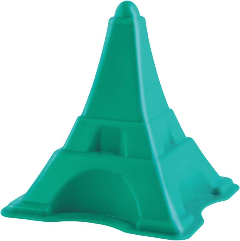 Hape Bábovka Eiffelova věž zelená baby formička na písek plast