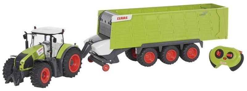 Happy People RC traktor Claas Axion 870 + príves Cargos 9600 1:16