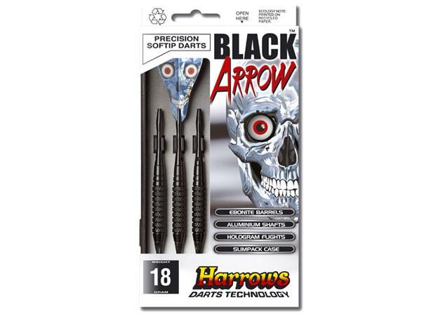 Levně Harrows BLACK ARROW šipky - 16 g